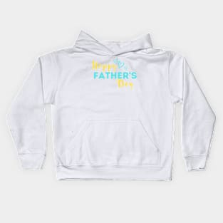 HAPPY FATHER'S DAY BEST GIFT FOR DADS HEART LOVE DAD Kids Hoodie